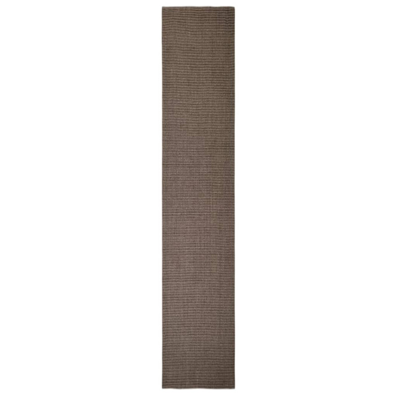 Produktbild för Matta naturlig sisal 66x350 cm brun