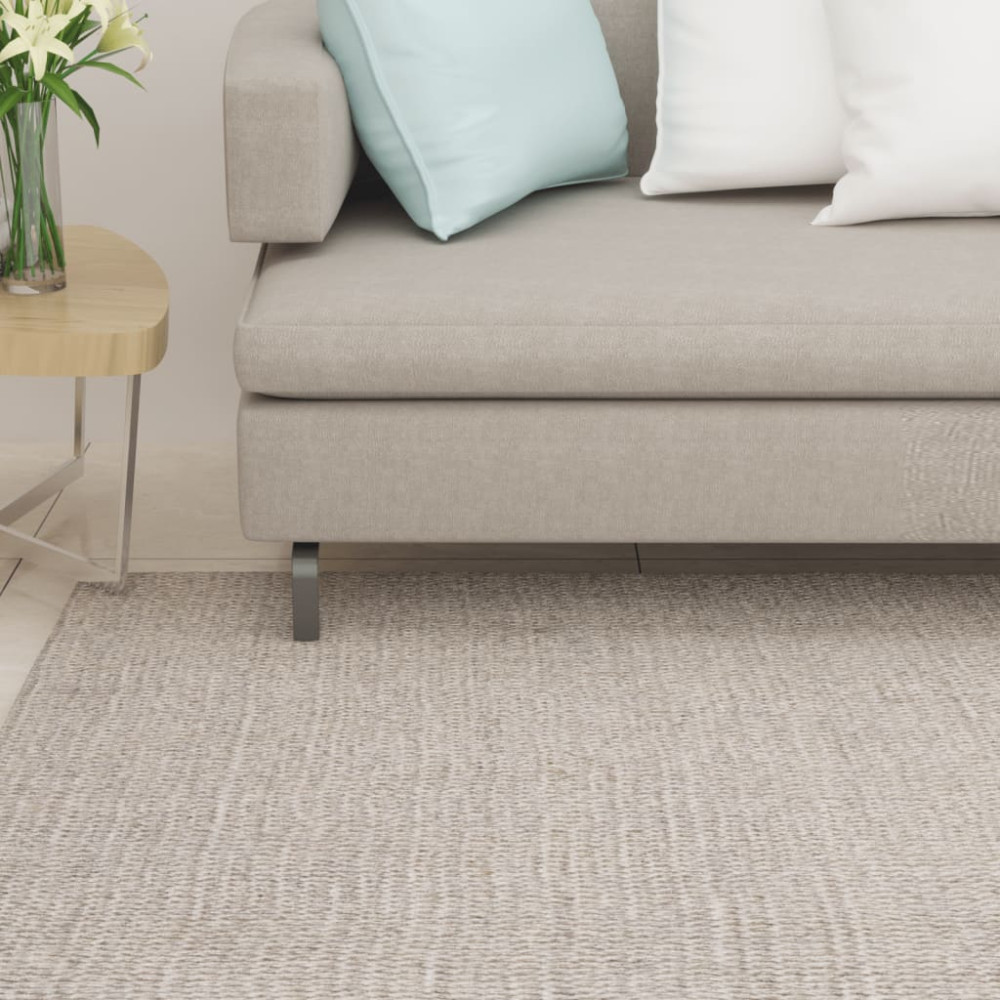 Produktbild för Matta naturlig sisal 80x350 cm sand