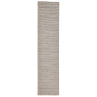 Produktbild för Matta naturlig sisal 80x350 cm sand