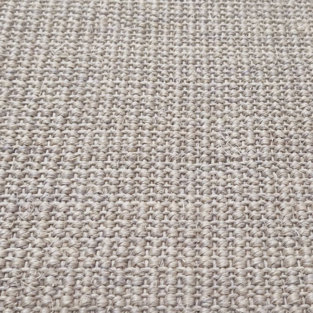 Produktbild för Matta naturlig sisal 80x350 cm sand