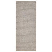 Produktbild för Matta naturlig sisal 100x250 cm sand