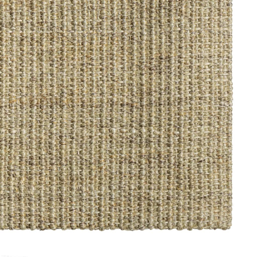 Produktbild för Matta naturlig sisal 100x250 cm grön
