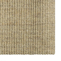 Produktbild för Matta naturlig sisal 100x250 cm grön