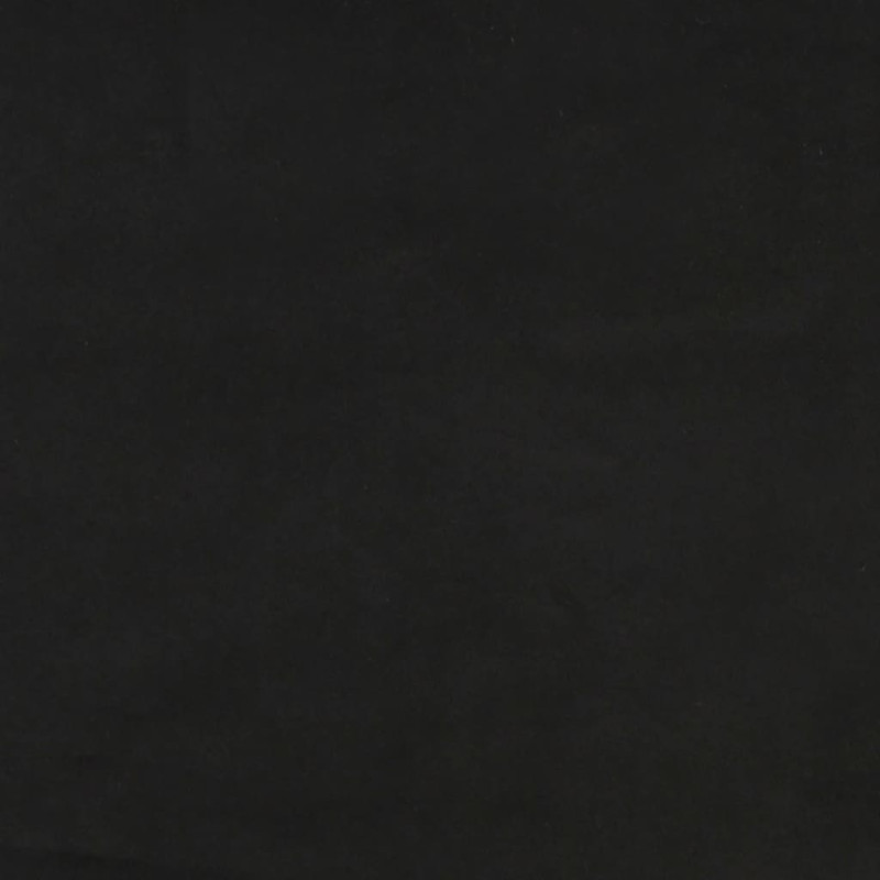 Produktbild för Pall med träben svart sammet