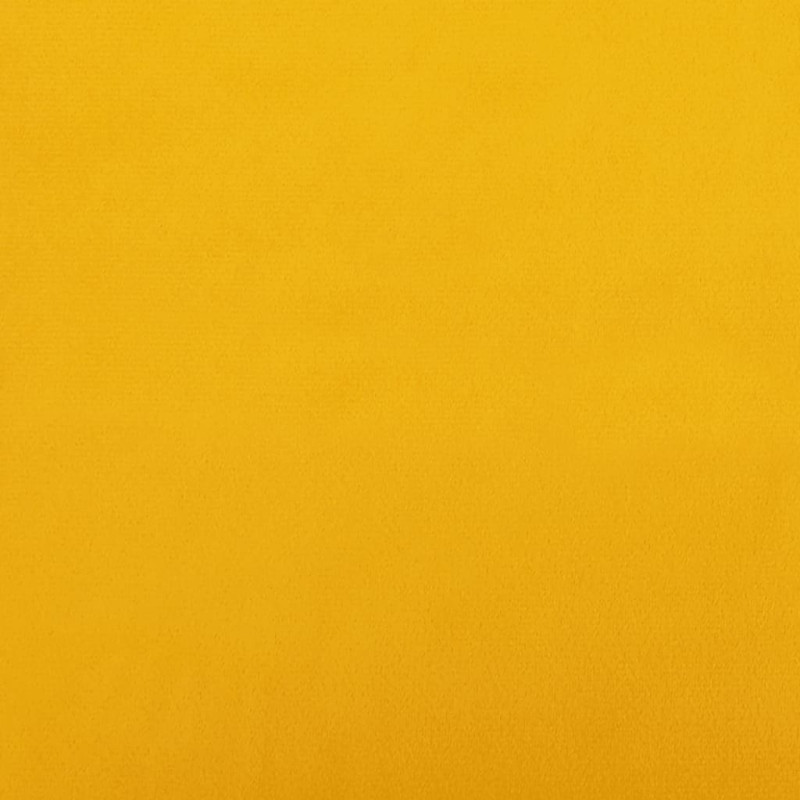 Produktbild för Bäddsoffa 2-sits med två kuddar gul sammet