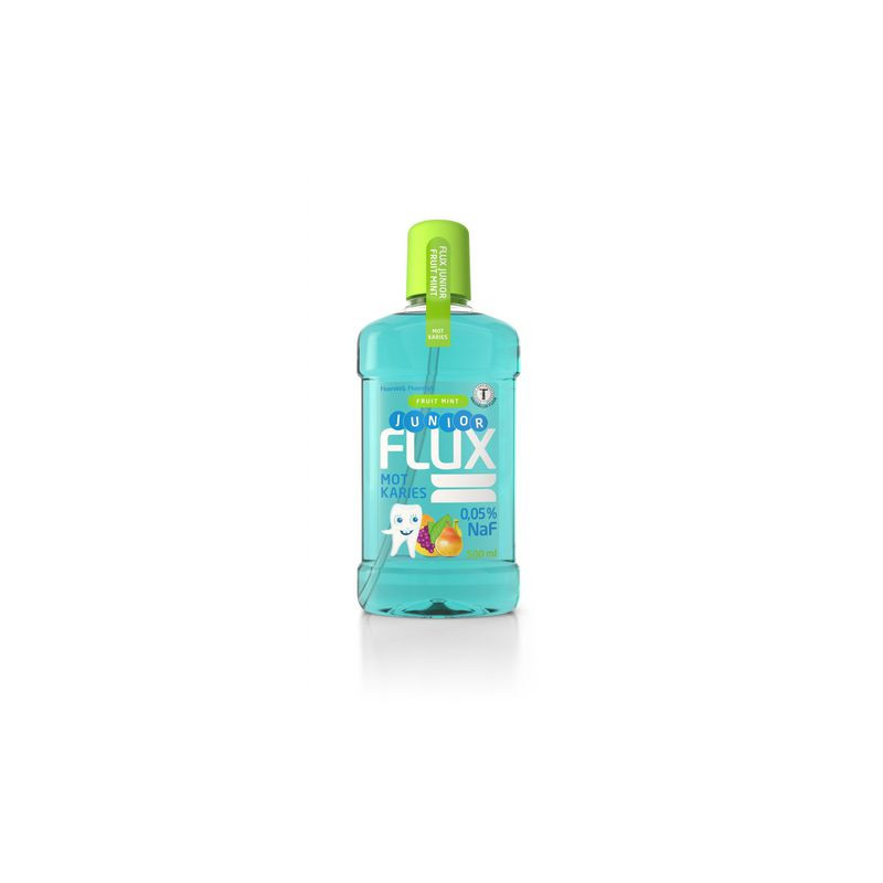 Produktbild för Munskölj FLUX Junior Fruit Mint 500ml