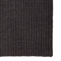 Produktbild för Matta naturlig sisal 80x200 cm svart