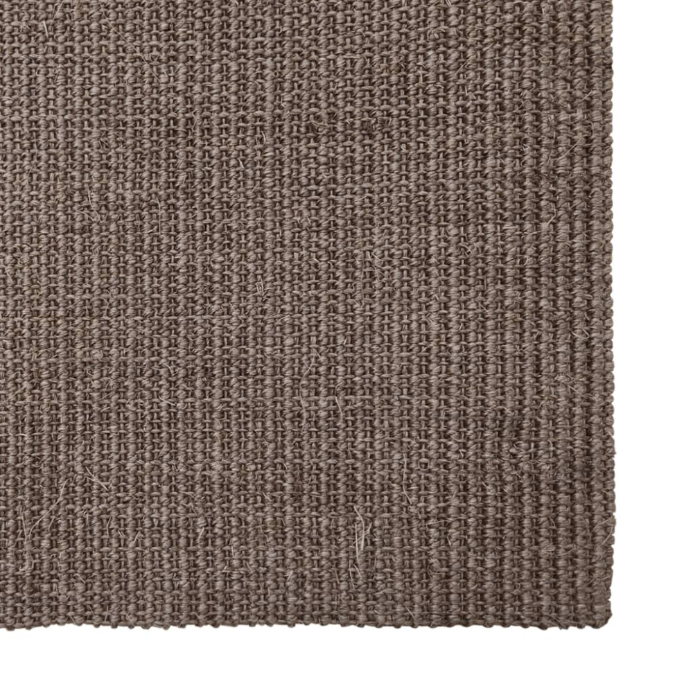 Produktbild för Matta naturlig sisal 100x250 cm brun