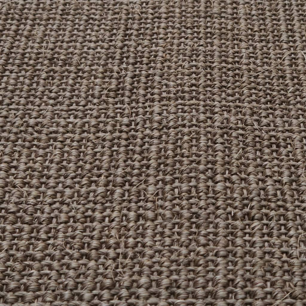 Produktbild för Matta naturlig sisal 100x250 cm brun
