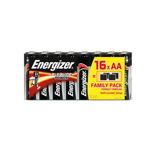 ENERGIZER AA/LR6 Alkaline Power  Batteri 16-pack