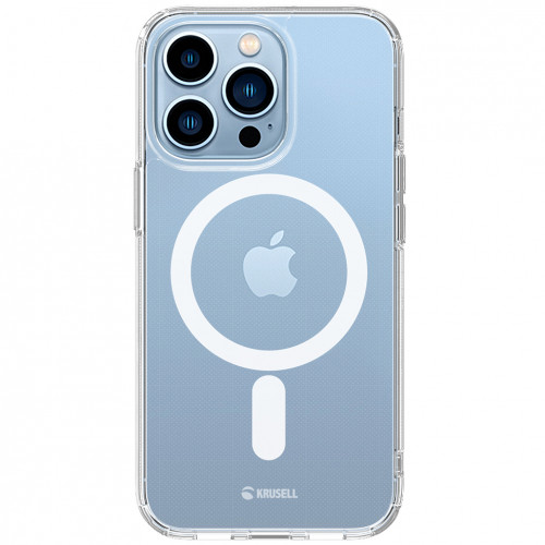 Krusell Magnetic Clear Cover iPhone 13 Pro Transp