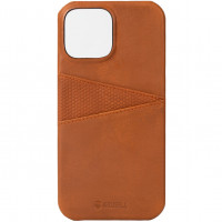 Krusell Leather CardCover iPhone 13 Mi