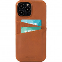 Miniatyr av produktbild för Leather CardCover iPhone 13 Mini Cognac