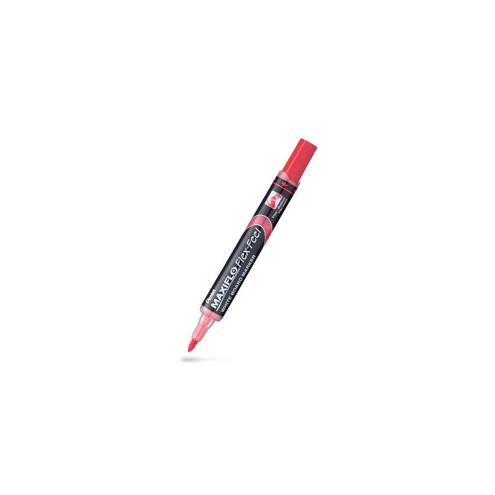 Produktbild för Whiteboardpenna PENTEL Maxiflo Flex röd