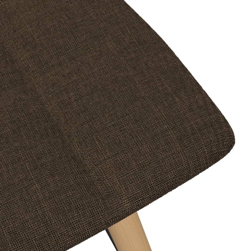 Produktbild för Barstol brun tyg