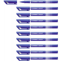 Produktbild för STABILO SENSOR fine filtpenna Fin Blå 10 styck