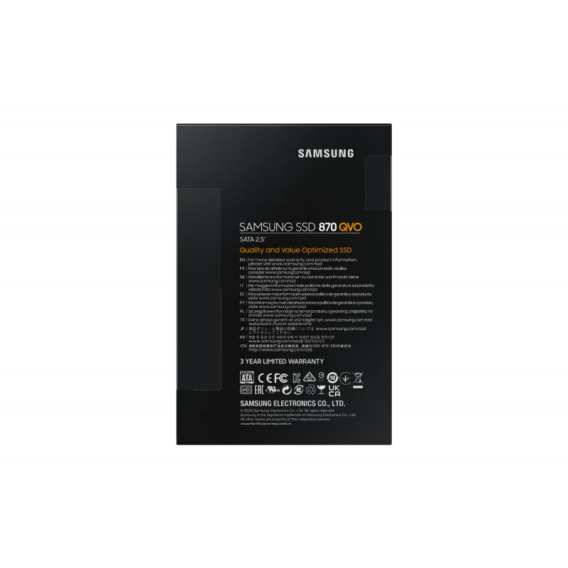 Produktbild för Samsung MZ-77Q4T0 2.5" 4000 GB Serial ATA III V-NAND MLC