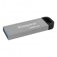Miniatyr av produktbild för Kingston Technology DataTraveler Kyson USB-sticka 128 GB USB Type-A 3.2 Gen 1 (3.1 Gen 1) Silver