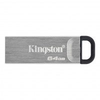 Miniatyr av produktbild för Kingston Technology DataTraveler Kyson USB-sticka 64 GB USB Type-A 3.2 Gen 1 (3.1 Gen 1) Silver