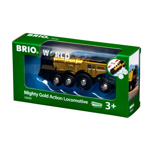 Brio BRIO 33630 Mighty Gold Action Locomotive