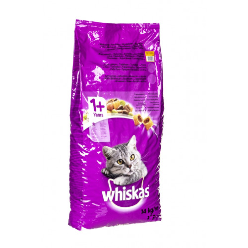 Whiskas ‎Whiskas 5900951014352 torrfoder till katt 14 kg Vuxen Kyckling