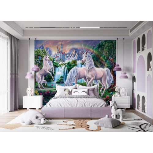 Walltastic Unicorn Paradise tapet 243 x 305 cm