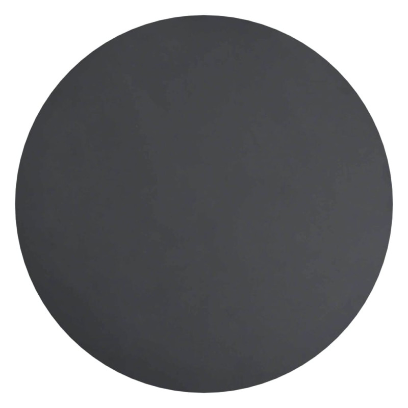 Produktbild för Tebord svart 48 cm MDF och järn