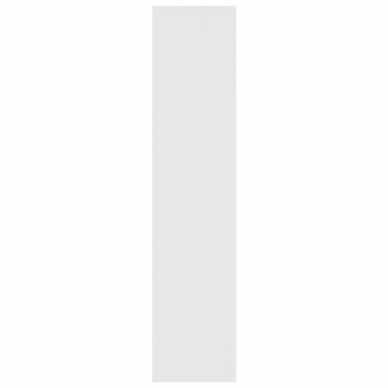 Produktbild för Bokhylla/Rumsavdelare vit 100x30x135 cm