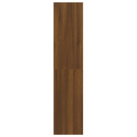 Produktbild för Bokhylla/Rumsavdelare brun ek 100x30x135 cm