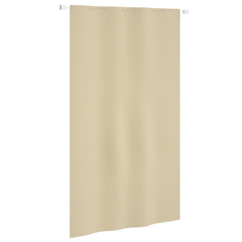 vidaXL Balkongskärm beige 140x240 cm oxfordtyg