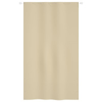 Produktbild för Balkongskärm beige 140x240 cm oxfordtyg