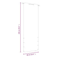 Produktbild för Balkongskärm röd 80x240 cm oxfordtyg