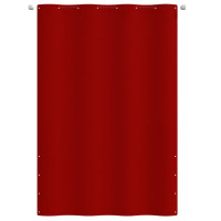 Miniatyr av produktbild för Balkongskärm röd 160x240 cm oxfordtyg
