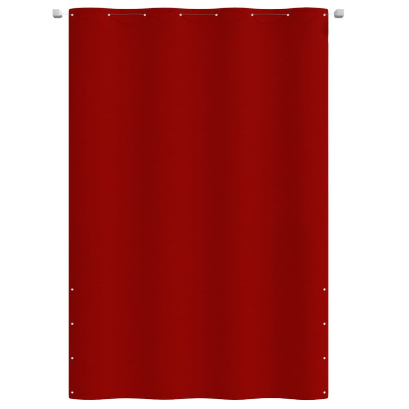 Produktbild för Balkongskärm röd 160x240 cm oxfordtyg