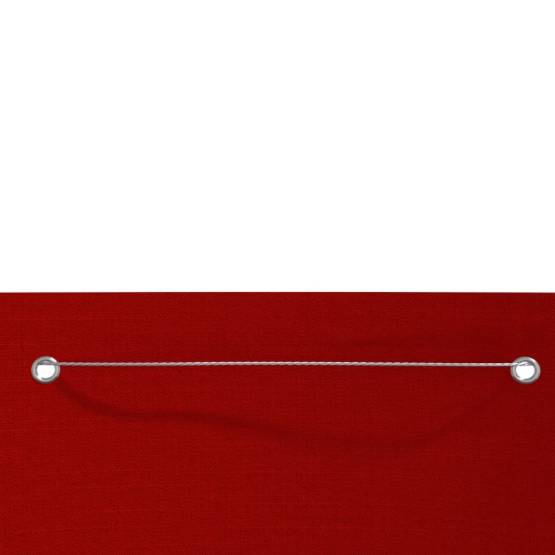 Produktbild för Balkongskärm röd 160x240 cm oxfordtyg