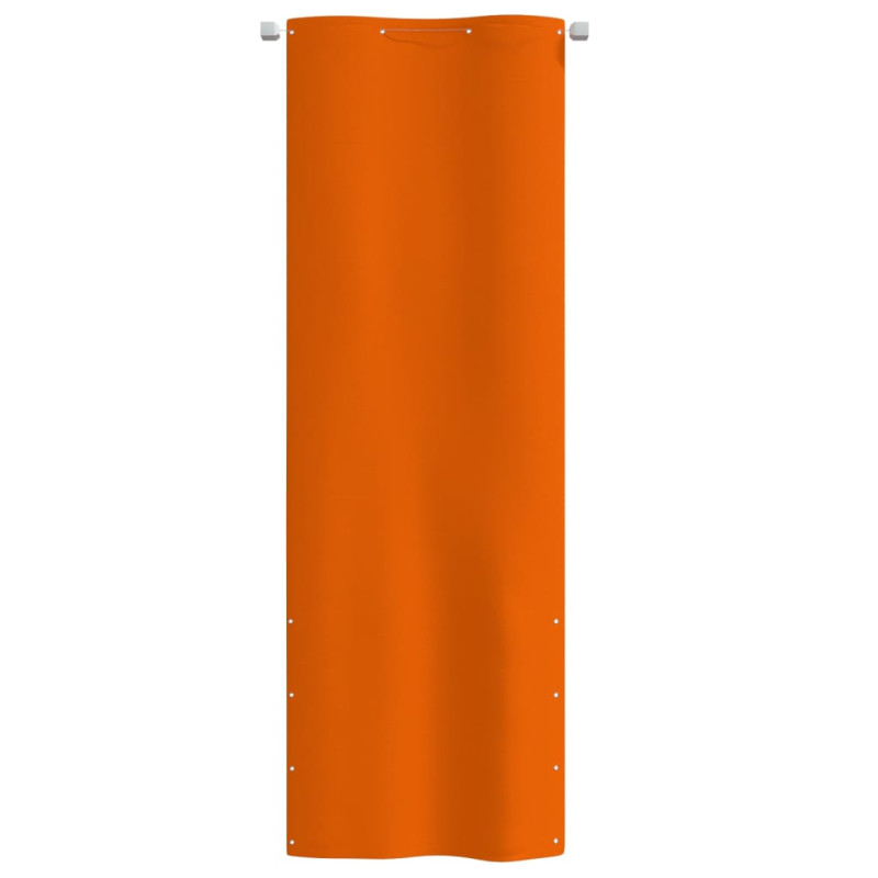 Produktbild för Balkongskärm orange 80x240 cm oxfordtyg