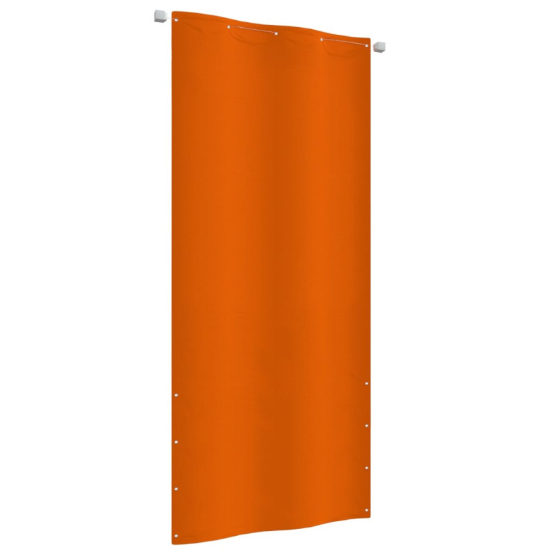 Produktbild för Balkongskärm orange 100x240 cm oxfordtyg