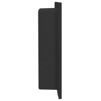 Produktbild för Infälld duschhylla niche matt svart 41x51x10 cm