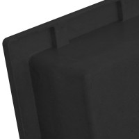 Miniatyr av produktbild för Infälld duschhylla niche matt svart 41x51x10 cm