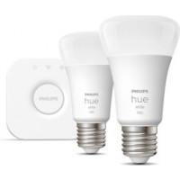 Miniatyr av produktbild för Philips Hue White Startpaket: 2 st E27 ljuskällor (1100lm)