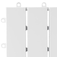 Miniatyr av produktbild för Trall 30 st vit 30x30 cm massivt akaciaträ