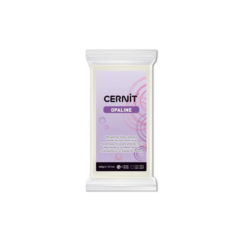 Produktbild för Cernit Opaline 010 Vit 500 gram