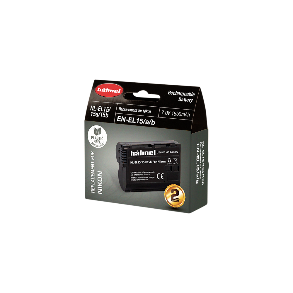 Produktbild för Hähnel Battery Nikon HL-EL15A/B / EN-EL15A/B/C