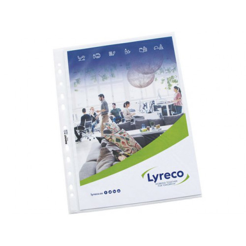 Lyreco BUDGET Plastficka LYRECO A4 bud 0,055präg100/fp