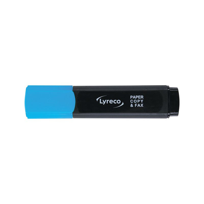 Produktbild för Överstrykningspenna LYRECO 2-5mm blå